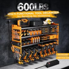 Power Tool Organizer with Charging Station for Garage, Workshop - view 2 of 5 | KMFURNILA