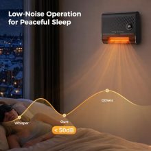 Wall Space Heater, 13IN Electric Small Heaters for Indoor Use - view 5 of 5 | KMFURNILA