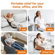 Back Massager for Chair with Heat, Seat Cushion, Massage Pad - view 3 of 5 | KMFURNILA