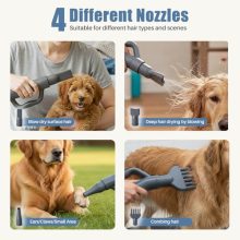Dog Hair Dryer for Grooming, 3 Level Adjustable, Low Noise - view 5 of 5 | KMFURNILA