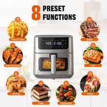8-in-1 Air Fryer 6 Quarts, Airfryer with Presets and Window - view 4 of 5 | KMFURNILA