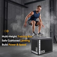 3-in-1 Plyo Jumping Exercise Box, Workout Trainer for Home Gym - view 4 of 5 | KMFURNILA