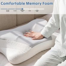 Cervical Neck Pillow, Memory Foam Contour Pillow, Queen - view 4 of 5 | KMFURNILA
