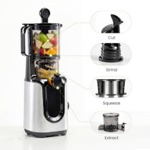 Slow Masticating Juicer, Cold Press with Reverse Function, Silver - view 4 of 5 | KMFURNILA