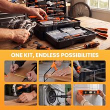 330-Piece Tool Kit Set for Home Dorm Repair with Pull-Out Drawer - view 5 of 5 | KMFURNILA