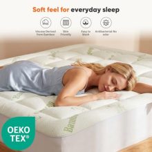 Full Size Mattress Topper, Rayon Derived from Bamboo Pillow Top - view 5 of 5 | KMFURNILA