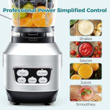 Smoothie Blender, Personal Blender for Kitchen, 24 34 60 oz Cups - view 4 of 5 | KMFURNILA