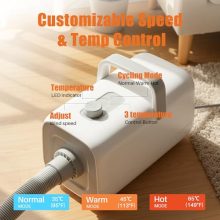 5-in-1 Dog Hair Dryer, 5 Groomer Tools, 3 Suction Modes - view 3 of 5 | KMFURNILA