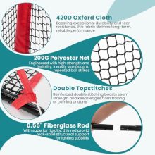 Golf Net, 10 x 7Ft Golf Practice Net for Backyard with Carry Bag, Sturdy Training Aid for Golfers to Practice Driving, Hitting, Indoor & Outdoor Dual-Use - view 3 of 5 | KMFURNILA