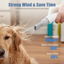 5-in-1 Dog Hair Dryer, 3 Suction Modes and 5 Groomer Tools - view 2 of 5 | KMFURNILA