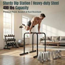 Dip Bar, Adjustable Dip Station with Soft Foam Handles - view 2 of 5 | KMFURNILA