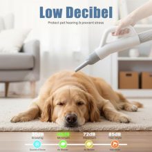 5-in-1 Dog Hair Dryer, 3 Suction Modes and 5 Groomer Tools - view 3 of 5 | KMFURNILA