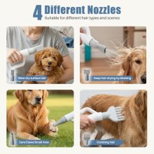 5-in-1 Dog Hair Dryer, 3 Suction Modes and 5 Groomer Tools - view 5 of 5 | KMFURNILA