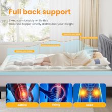 NEWBULIG 3 Inch Queen Dual Layer Memory Foam Mattress Topper - view 3 of 5 | KMFURNILA