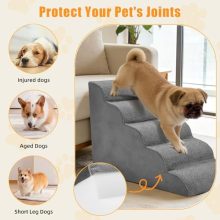 5-Step Dog Stairs for Large Dogs and Cats, 22in H Dog Steps - view 4 of 5 | KMFURNILA