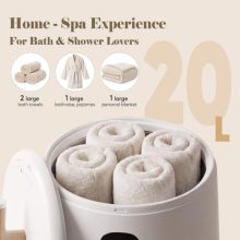 Towel Warmer with Legs for Bathroom, Towel Bucket Heater 20L - view 3 of 5 | KMFURNILA