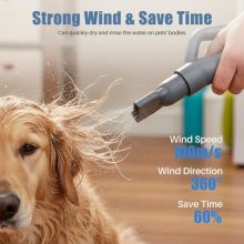 Dog Hair Dryer for Grooming, 3 Level Adjustable, Low Noise - view 2 of 5 | KMFURNILA