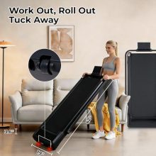 3-in-1 Walking Pad with Handle Bar Foldable Treadmill for Home - view 4 of 5 | KMFURNILA
