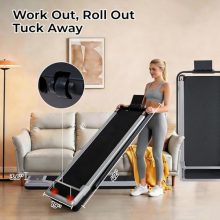 Walking Pad Treadmill for Home, Lightweight Walk Machine with Remote Control and LED Display, Portable Treadmill Under Desk for Walking, Jogging, Running - view 3 of 5 | KMFURNILA