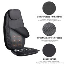 Back Massager for Chair with Heat, Seat Cushion, Massage Pad - view 5 of 5 | KMFURNILA