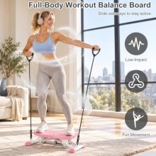 Balance Board, Compact Slide Stepper with Resistance Bands - view 5 of 5 | KMFURNILA