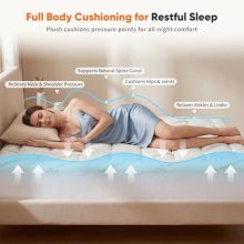 Full Size Mattress Topper, Rayon Derived from Bamboo Pillow Top - view 3 of 5 | KMFURNILA