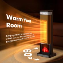 24″ Space Heater, 1500W Portable Heaters for Indoor Use - view 4 of 5 | KMFURNILA