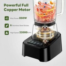 54oz Countertop Kitchen Blender, Ideal for Smoothies - view 3 of 5 | KMFURNILA