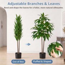 4FT Artificial Dracaena Tree, Faux Dragon Tree Floor Plant - view 5 of 5 | KMFURNILA