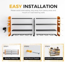 Power Tool Organizer with Charging Station for Garage, Workshop - view 5 of 5 | KMFURNILA