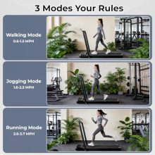 3-in-1 Walking Pad with Handle Bar Foldable Treadmill for Home - view 2 of 5 | KMFURNILA