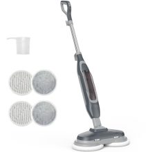 Steam Mop, Floor Steamer with 4 Cleaning Modes, Steam Mops for Floor Cleaning with LED Headlights & Rotating Scrub Pads, 16.4 FT Cord, for Hardwood Floors & Tile - view 1 of 5 | KMFURNILA