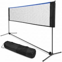 Portable Badminton Net Set, 10FT/14FT/17FT Wide, Adjustable Height Multi Sport Net for Pickleball, Tennis, Volleyball, Soccer Tennis, Indoor Outdoor with Carry Bag, Easy Setup for Backyard - view 1 of 5 | KMFURNILA