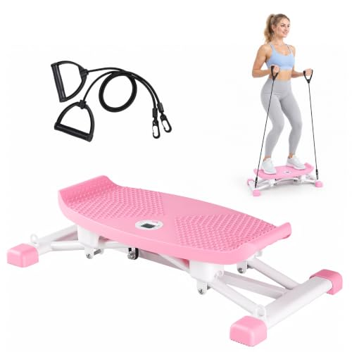 Balance Board, Compact Slide Stepper with Resistance Bands | KMFURNILA
