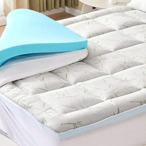 NEWBULIG 3 Inch Queen Dual Layer Memory Foam Mattress Topper | KMFURNILA