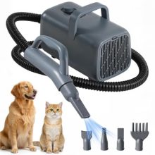 Dog Hair Dryer for Grooming, 3 Level Adjustable, Low Noise - view 1 of 5 | KMFURNILA