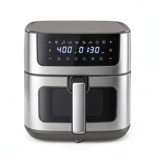 8-in-1 Air Fryer 6 Quarts, Airfryer with Presets and Window | KMFURNILA