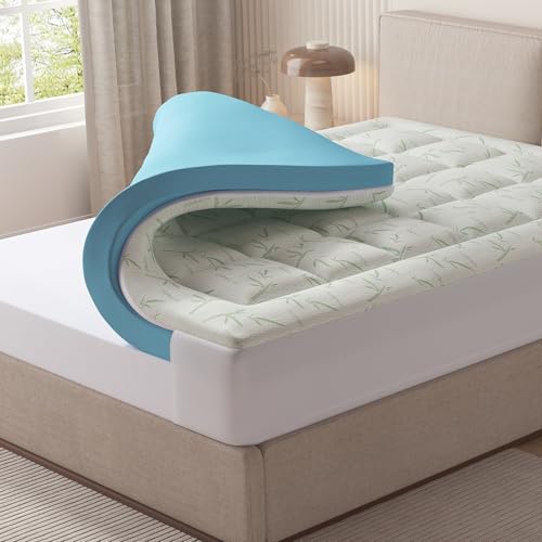 NEWBULIG 3 Inch Queen Dual Layer Memory Foam Mattress Topper | KMFURNILA