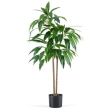4FT Artificial Dracaena Tree, Faux Dragon Tree Floor Plant - view 1 of 5 | KMFURNILA