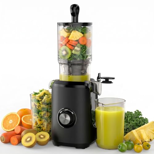 Slow Masticating Juicer Machine with 4.25" Feed Chute | KMFURNILA