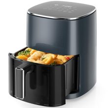 Air Fryer, 6QT Square Airfryer with Visual Window, 400°F Fast Heating Air Fryers Oven with Timer, Auto-Off, Non Toxic & Non Stick, Multiple 12 Modes for Roast, Bake, Dehydrate, Fry, Reheat - view 1 of 5 | KMFURNILA