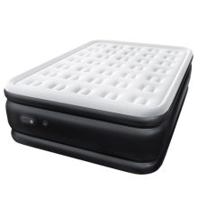 Air Mattress Queen with Built-in Pump, Inflatable Blow Up Camping Mattress with 22″ Raised Comfort for Home, Portable Mattress 660 lbs Weight Capacity, Double Height & Non-Slip Bottom - view 1 of 5 | KMFURNILA