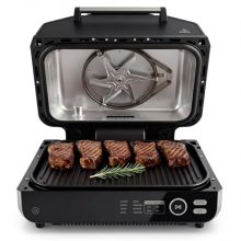 Electric Grill Outdoor, Electric 8-in-1 BBQ Grill with Air Fryer - view 1 of 5 | KMFURNILA